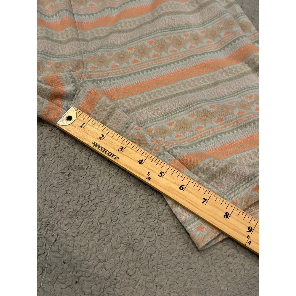 Colorful Planet Boys XXL Orange Tan Geometric Southwestern Knit Shorts